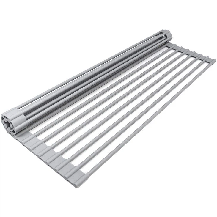 China Manufacturer Foldable Anti-Slip Dish Drainer