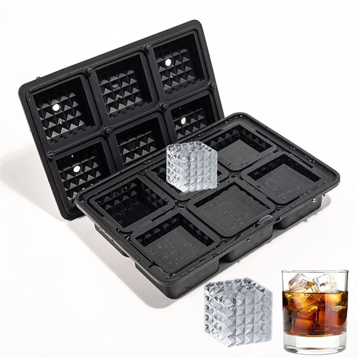 Large Diamond Ice Cube Tray With Lid high quality