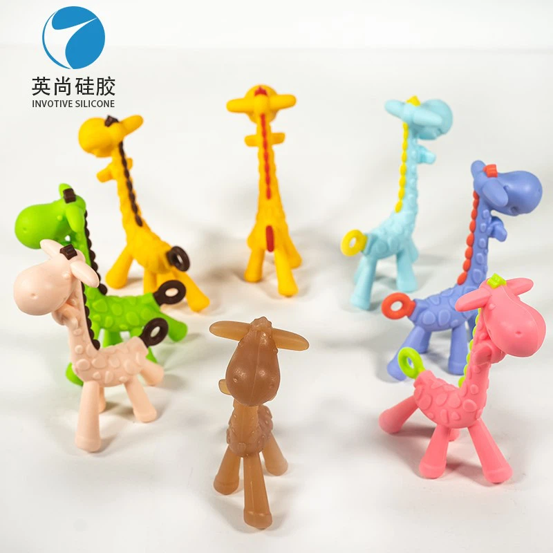 Silicone Giraffe Teether 2 Silicone Giraffe Teether 2